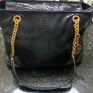 Michael kors snake skin leather purse